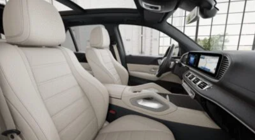 GLE 215 Tapicerka skórzana - macchiato beż/czarna